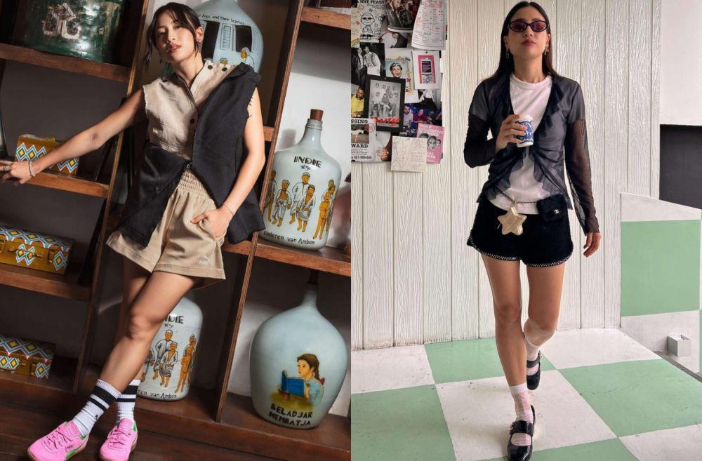 10 Mix and Match Short Pants ala Cissylia Stefani, Cocok buat Daily!