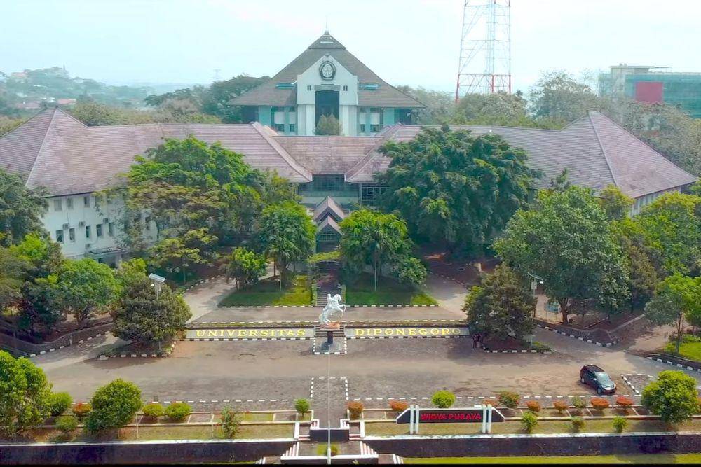 Gedung rektorat Universitas Diponegoro (Youtube.com/Danang Giri Sadewa)