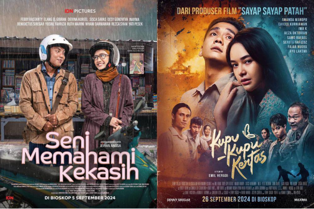 Film non horor di September 2024 (dok. IDN Pictures / Seni Memahami Kekasih | dok. Maxima Pictures / Kupu-Kupu Kertas)