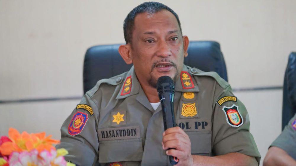 Kepala Dinas Pemadam Kebakaran dan Penyelamatan (Disdamkarmat) Kota Makassar, Hasanuddin./Istimewa