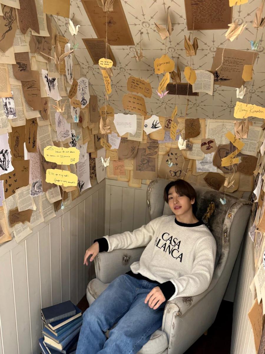 potret OOTD kasual ala Sangyeon THE BOYZ (x.com/WE_THE_BOYZ)