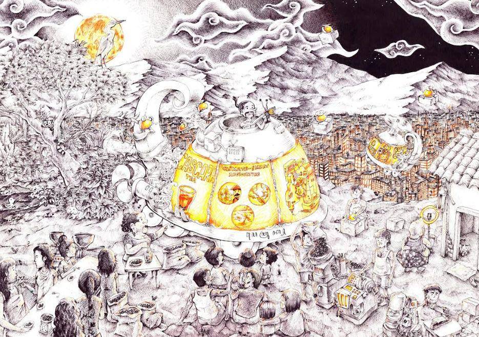 Lukisan karya Damion Deven (PT TAM)