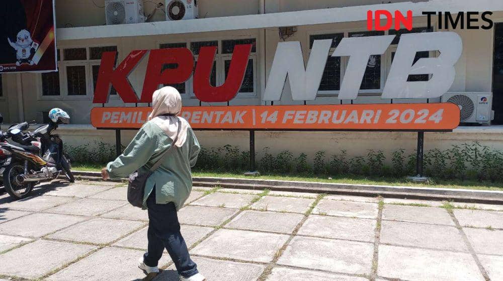 Kantor KPU NTB. (IDN Times/Muhammad Nasir)