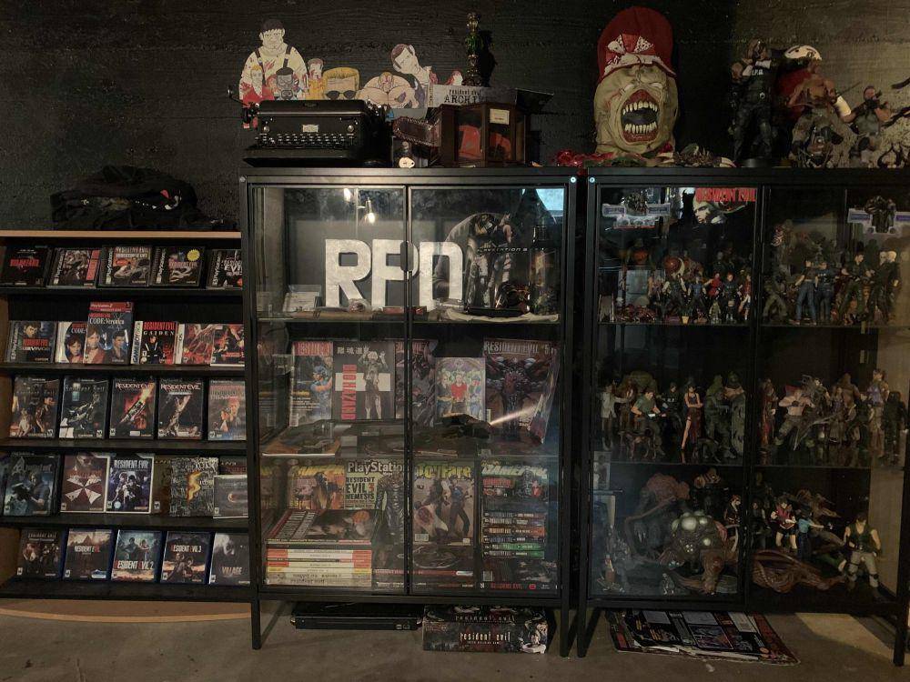 potret koleksi unik Resident Evil (reddit.com/user/THESAVEROOMSAYS)