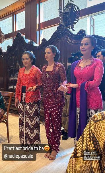 siraman Nadine putri Susi Pudjiastuti (Instagram.com/nadiepascale)