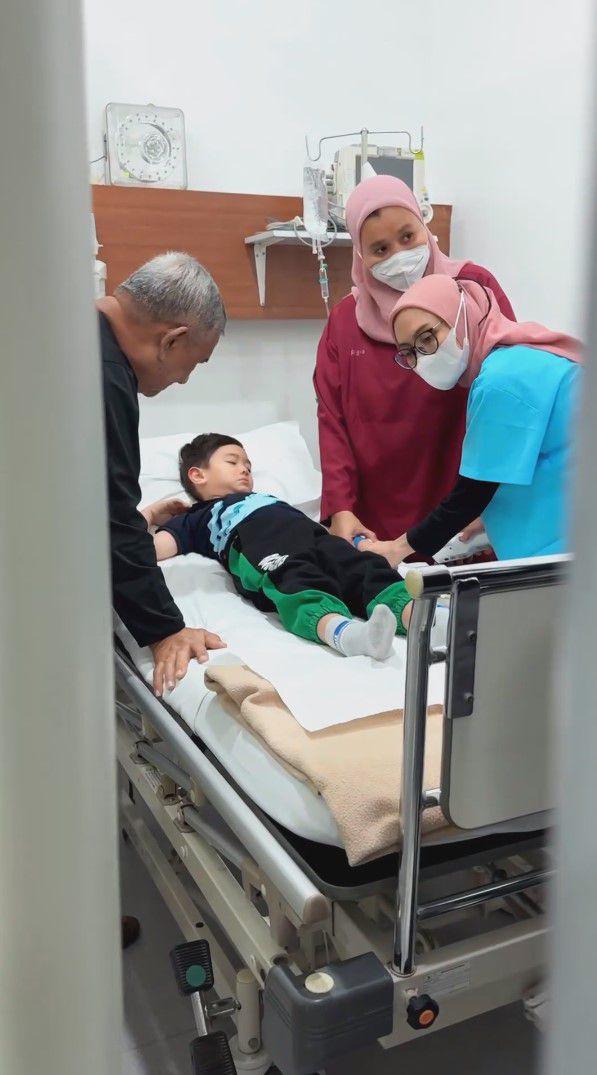 potret anak Bella Shofie kena DBD (instagram.com/bellashofie_rigan)