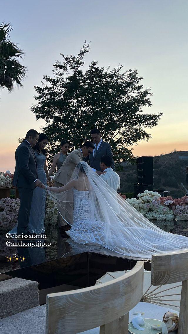 potret pernikahan Clarissa Tanoe (instagram.com/valenciatanoe)
