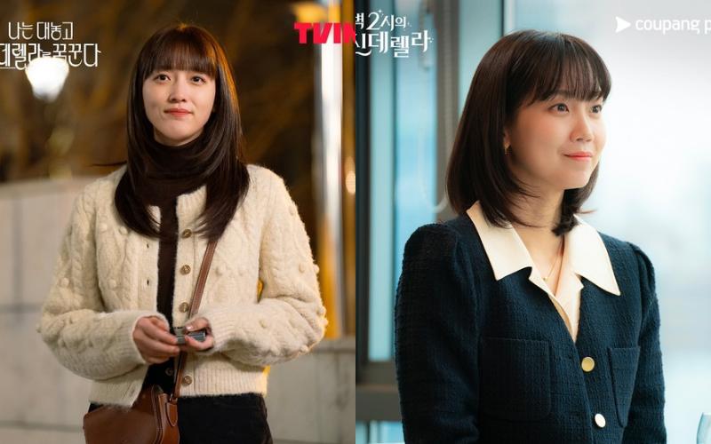 Pyo Ye Jin di drama Dreaming of A Freaking Fairy Tale (instagram.com/tving.official) | Shin Hyun Been di drama Cinderella at 2 AM (instagram.com/coupangplay)