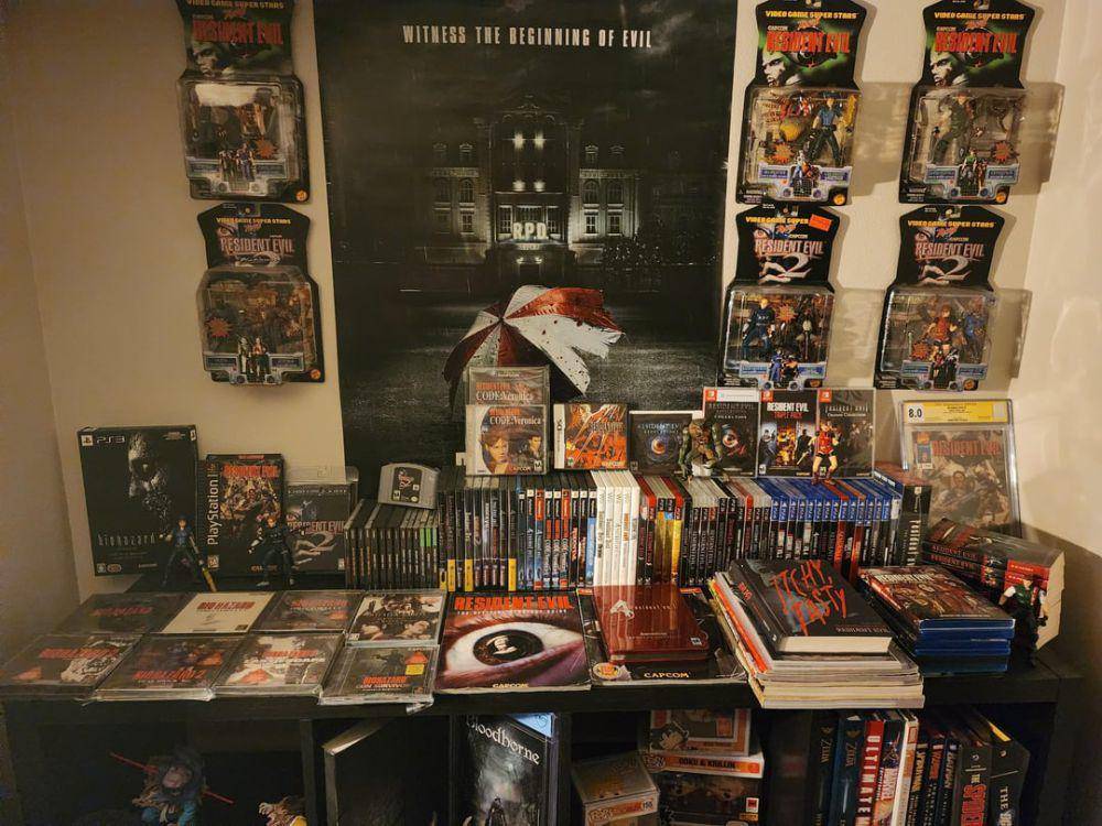 potret koleksi unik Resident Evil (reddit.com/user/DapperDan30)