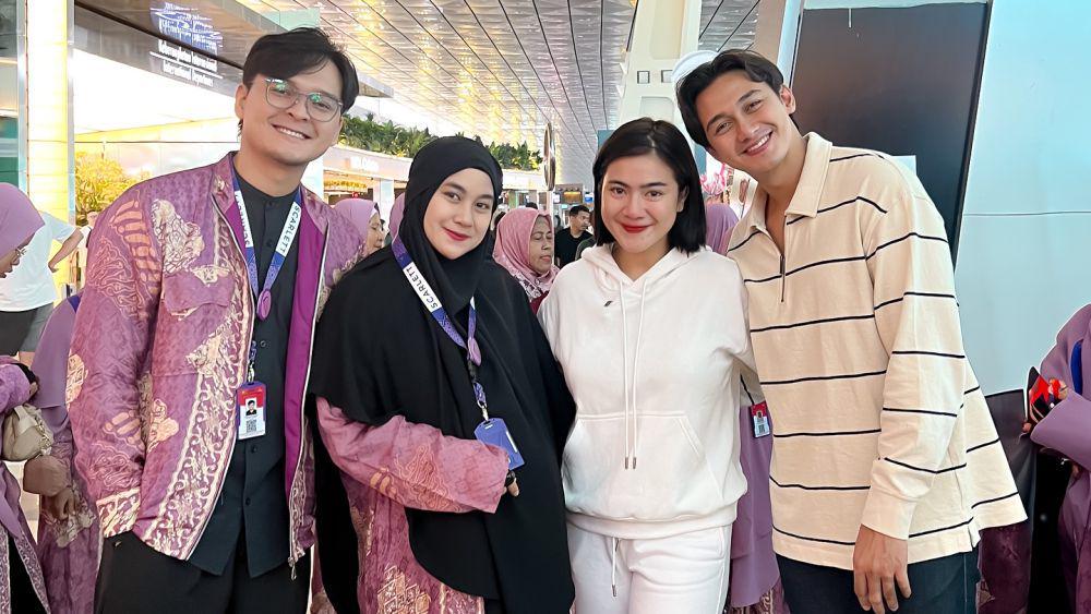 Hamil 8 Bulan, Ini 7 Potret Anisa Rahma Laksanakan Umrah Bareng Suami