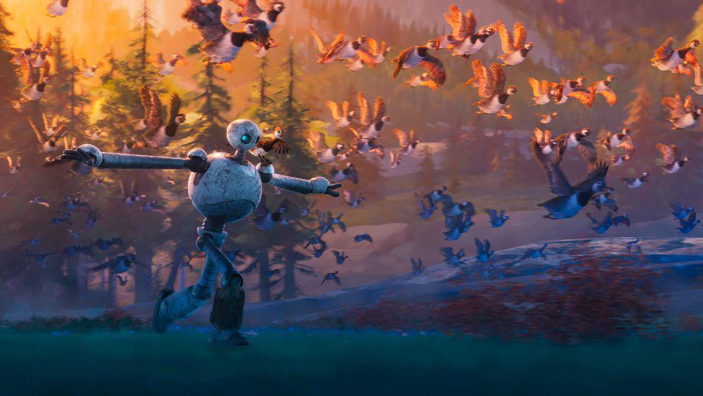 cuplikan film The Wild Robot (dok. Universal Pictures/The Wild Robot)