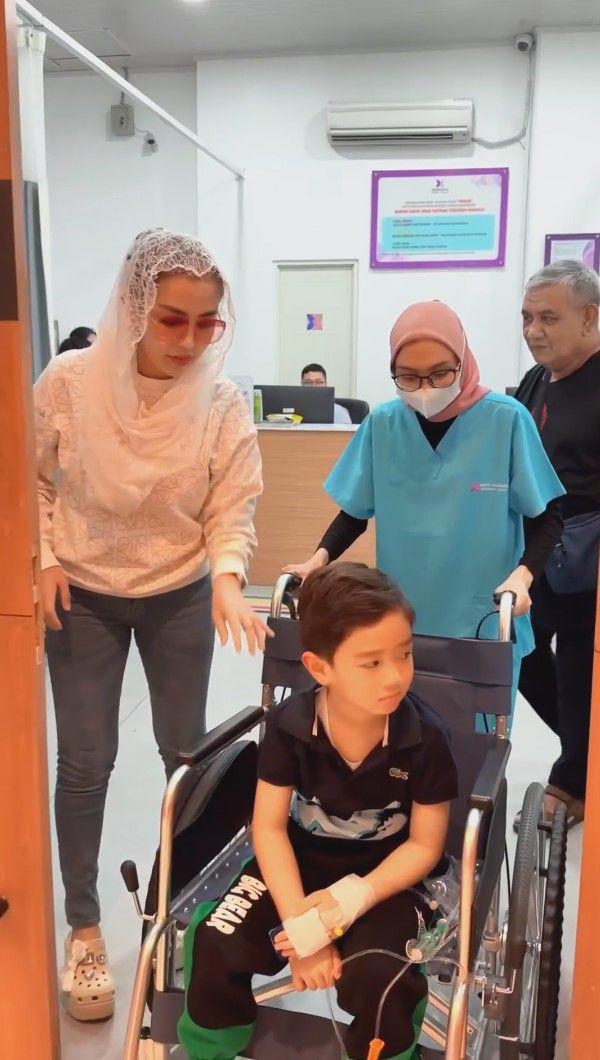 potret anak Bella Shofie kena DBD (instagram.com/bellashofie_rigan)