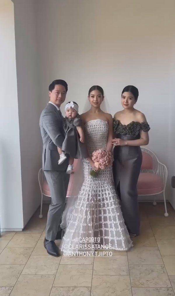 potret keluarga Tanoesoedibjo di pernikahan Clarissa (instagram.com/highendmagazine)
