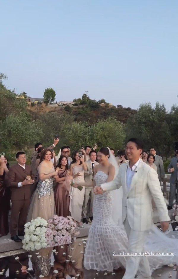 potret pernikahan Clarissa Tanoe (instagram.com/samanthahartono)