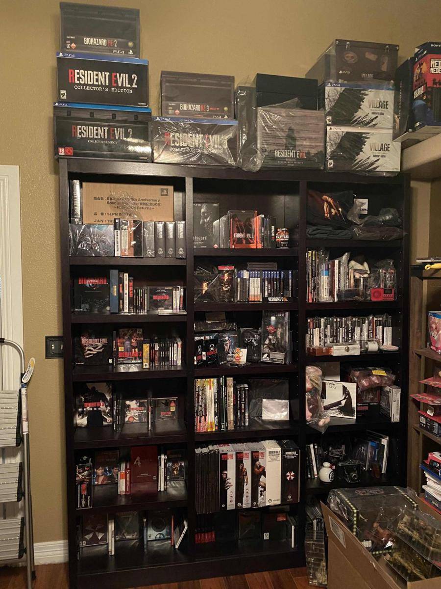 potret koleksi unik Resident Evil (reddit.com/user/mirandabrokedown)