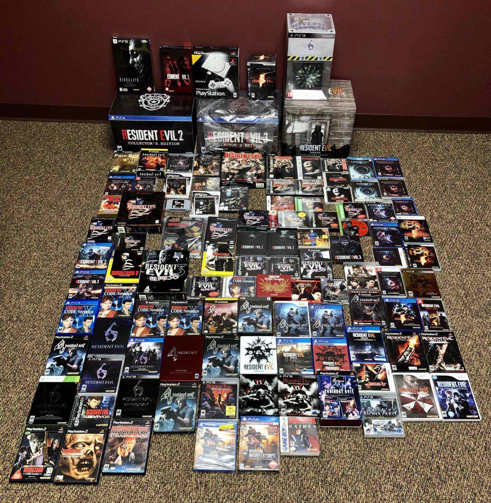 potret koleksi unik Resident Evil (reddit.com/user/guppy44)