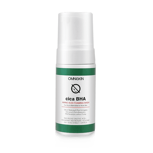 Omniskin Cica BHA Amino Acid Foaming Wash (omniskin.co.id)