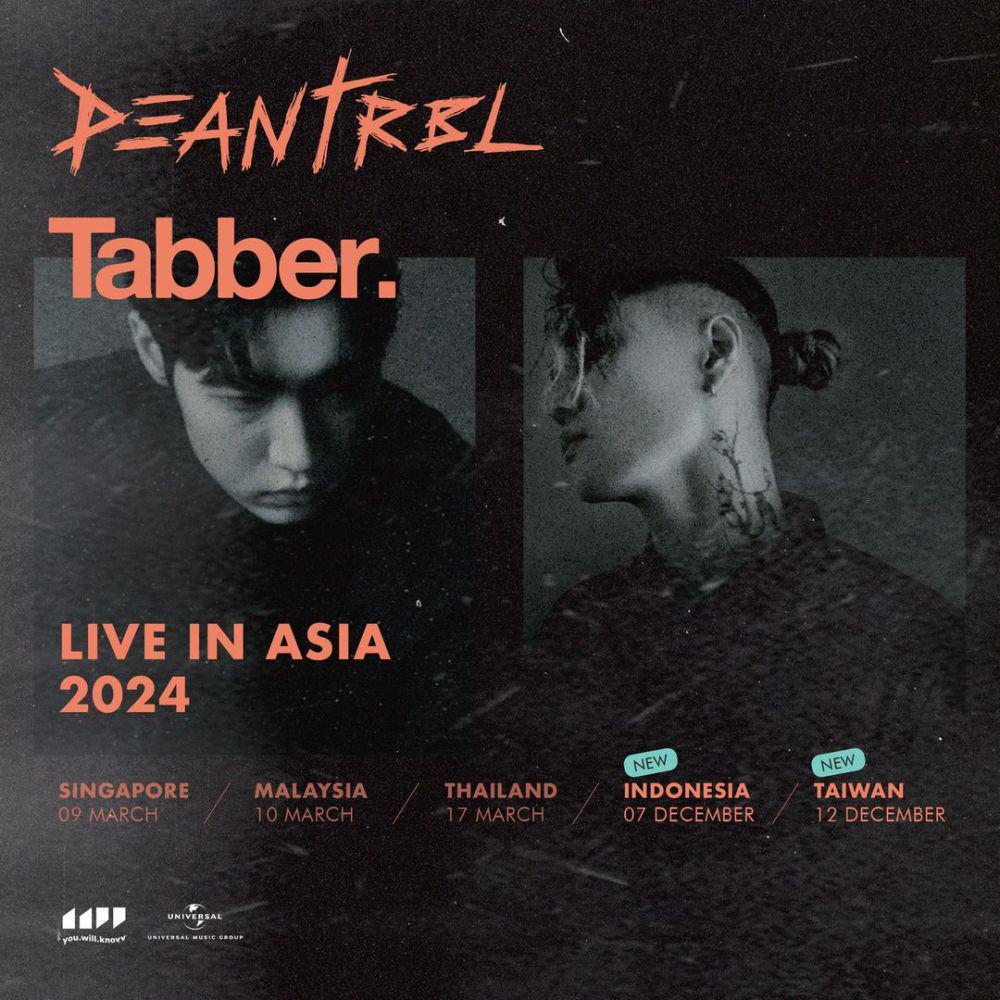 jadwal tur konser Asia DEAN dan Tabber (instagram.com/you.will.knovv)