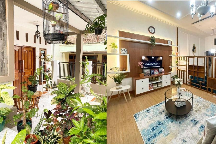 Desain Rumah Minimalis Bergaya Eklektik, Kekinian di Dalam Gang!
