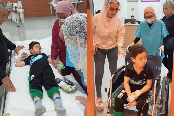 7 Potret Anak Bella Shofie Dirawat Rumah Sakit karena DBD