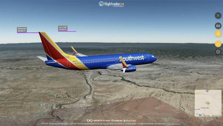Flightradar24 (facebook.com/Flightradar24)