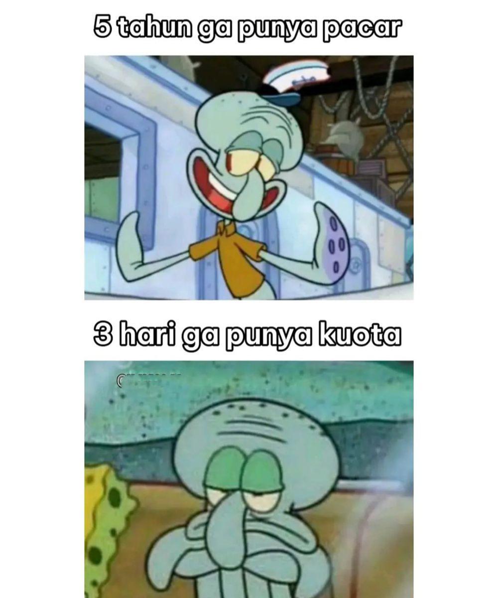 meme gak ada kuota (instagram.com/randomcurryan)