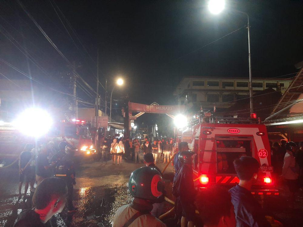 2 Ruko di Sonopakis Bantul Ludes Dilalap Si Jago Merah