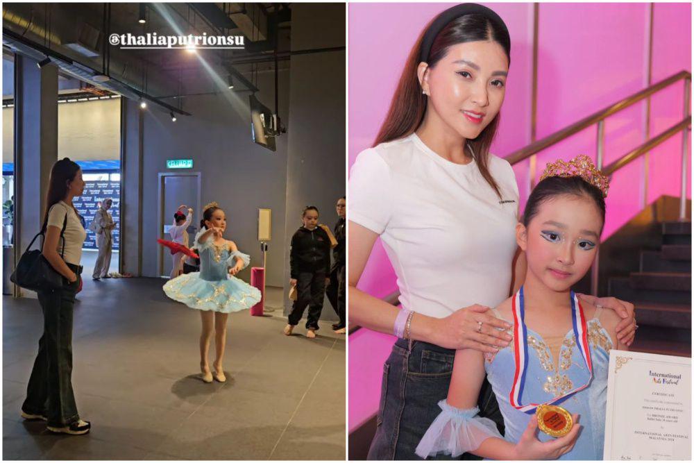 7 Potret Thalia Putri Onsu Lomba Balet di Malaysia, Raih Perunggu!
