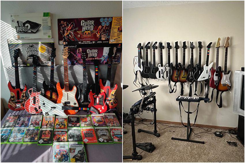 7 Koleksi Guitar Hero, dari Video Game hingga Puluhan Gitar Mainan