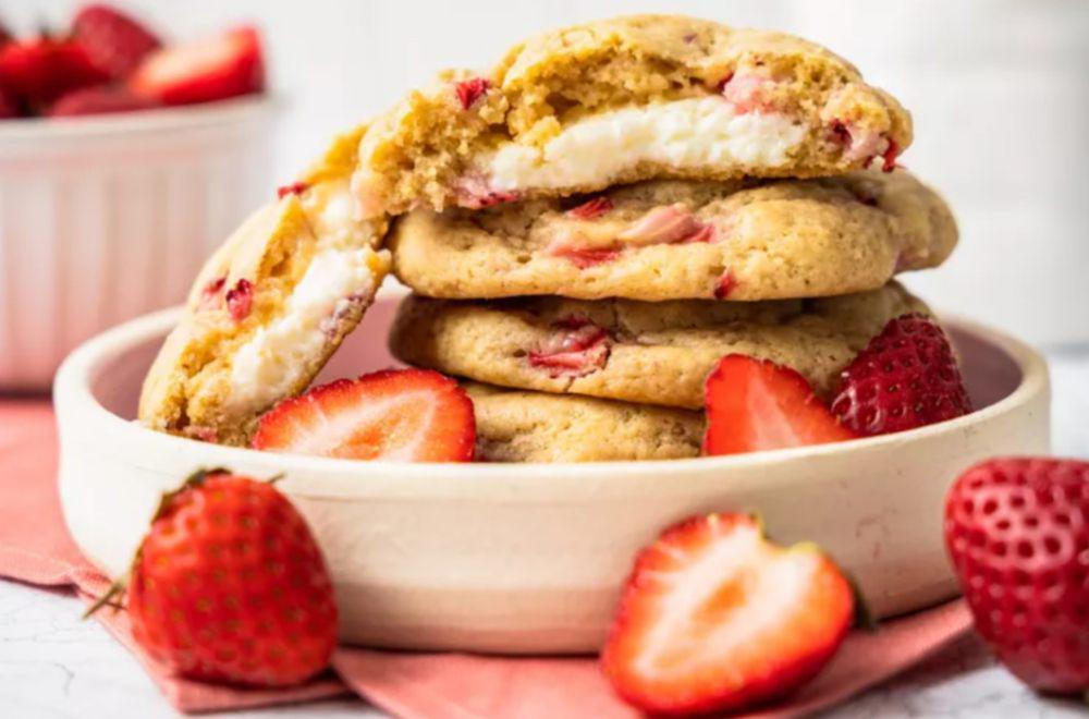 Resep Strawberry Cheesecake Cookies, Cocok Dihidangkan saat Bersantai