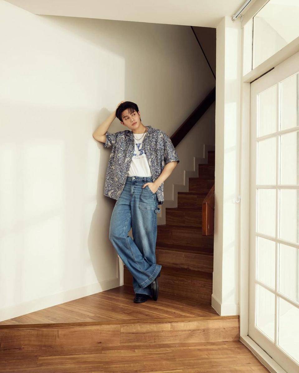 padu padan blue jeans ala William LYKN (instagram.com/williamjkp)