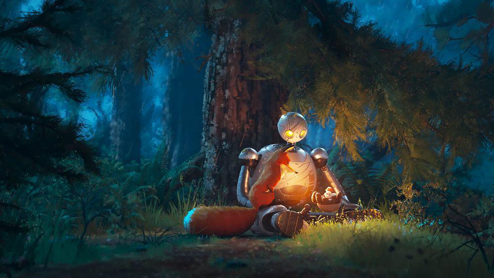 cuplikan film The Wild Robot (dok. Universal Pictures/The Wild Robot)