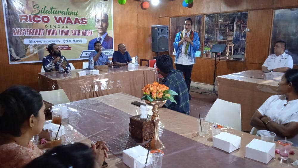 Masyarakat India Tamil Kota Medan menyatakan siap mendukung calon Wali Kota Medan dari Partai NasDem, Rico Waas di Pilkada 2024. (Dok. IDN Times)