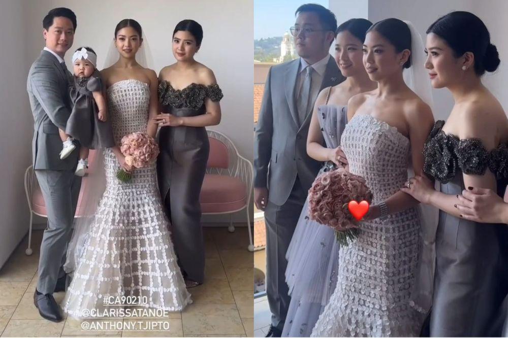 7 Makeup dan Busana Pernikahan Clarissa Tanoesoedibjo, Berkelas!