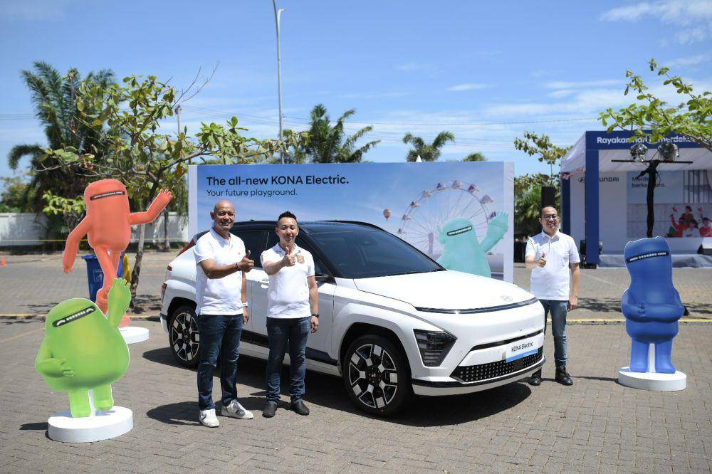 Hyundai meluncurkan all-new KONA Electric di Makassar, Sabtu (24/8/2024). (Dok. Istimewa)