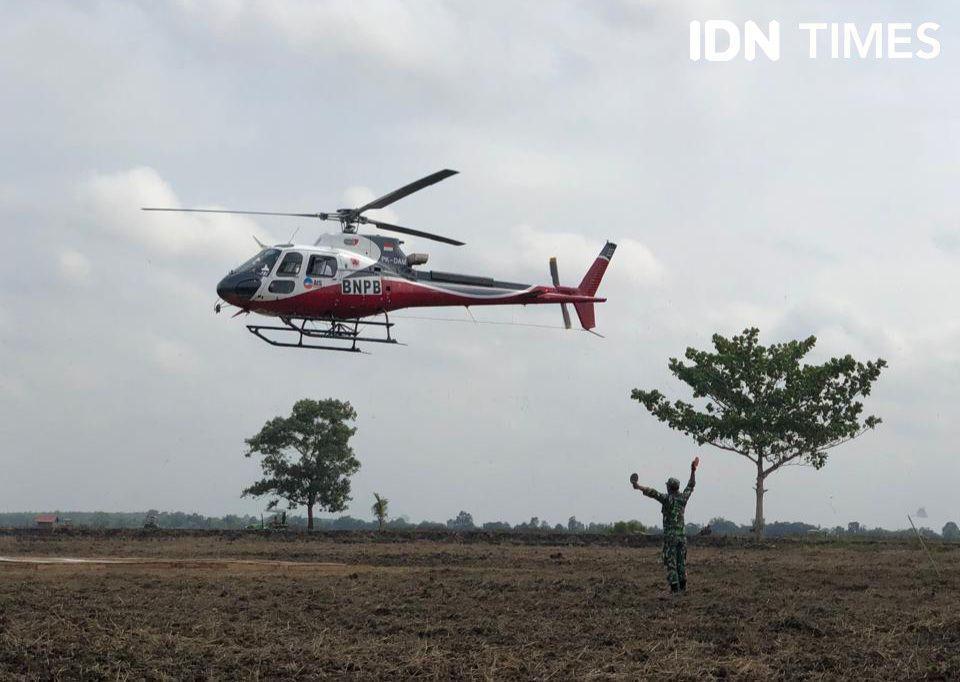 Pemprov Sumsel Pastikan Dapat Pinjaman 4 Helikopter Karhutla