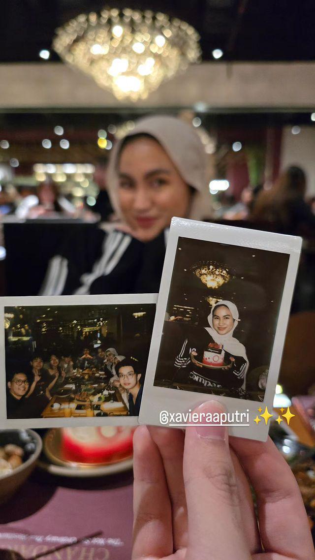 potret ulang tahun Xaviera bareng peserta Clash of Champions (instagram.com/axel.giovanni.h)