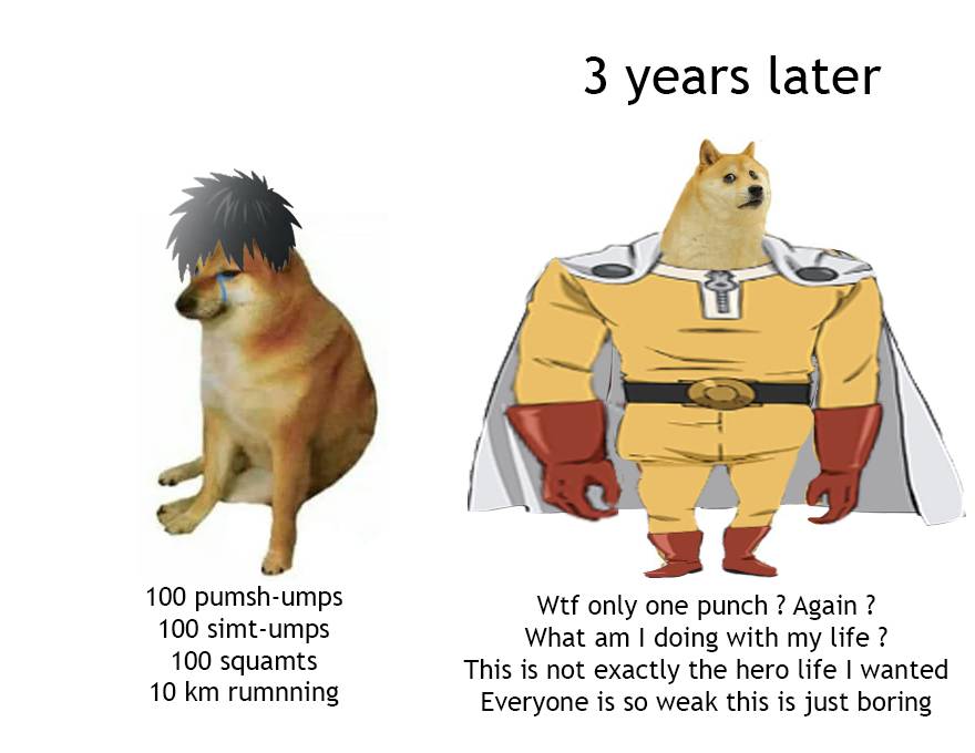 potret meme kocak Saitama One Punch Man (reddit.com/user/iamscythed)