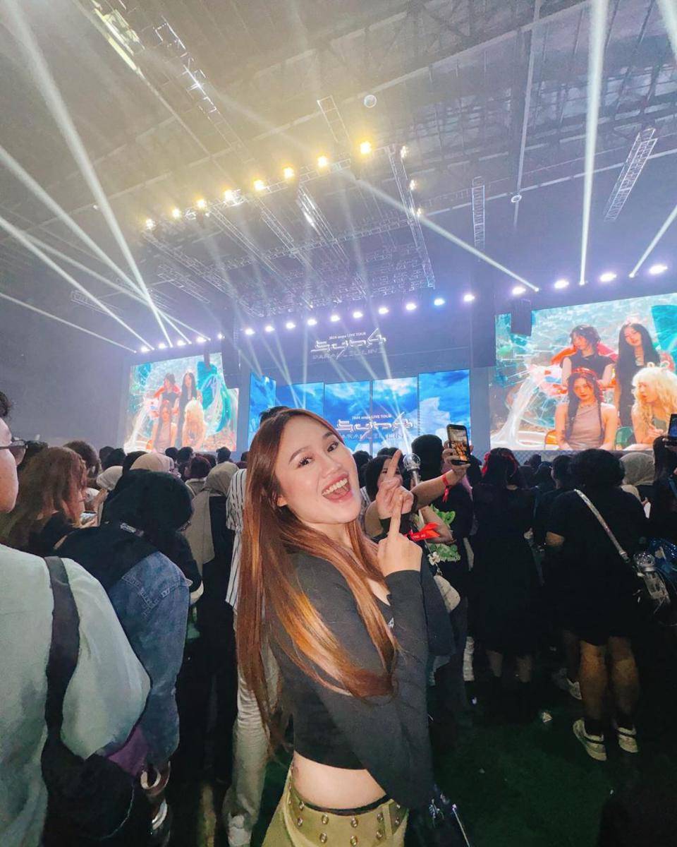potret Rani DA nonton konser aespa (instagram.com/da3_rani)