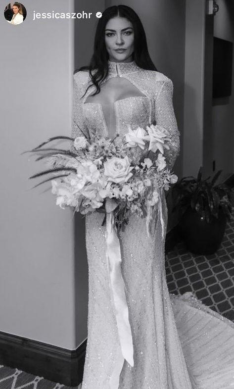potret pernikahan Jessica Szohr (instagram.com/jessicaszohr)