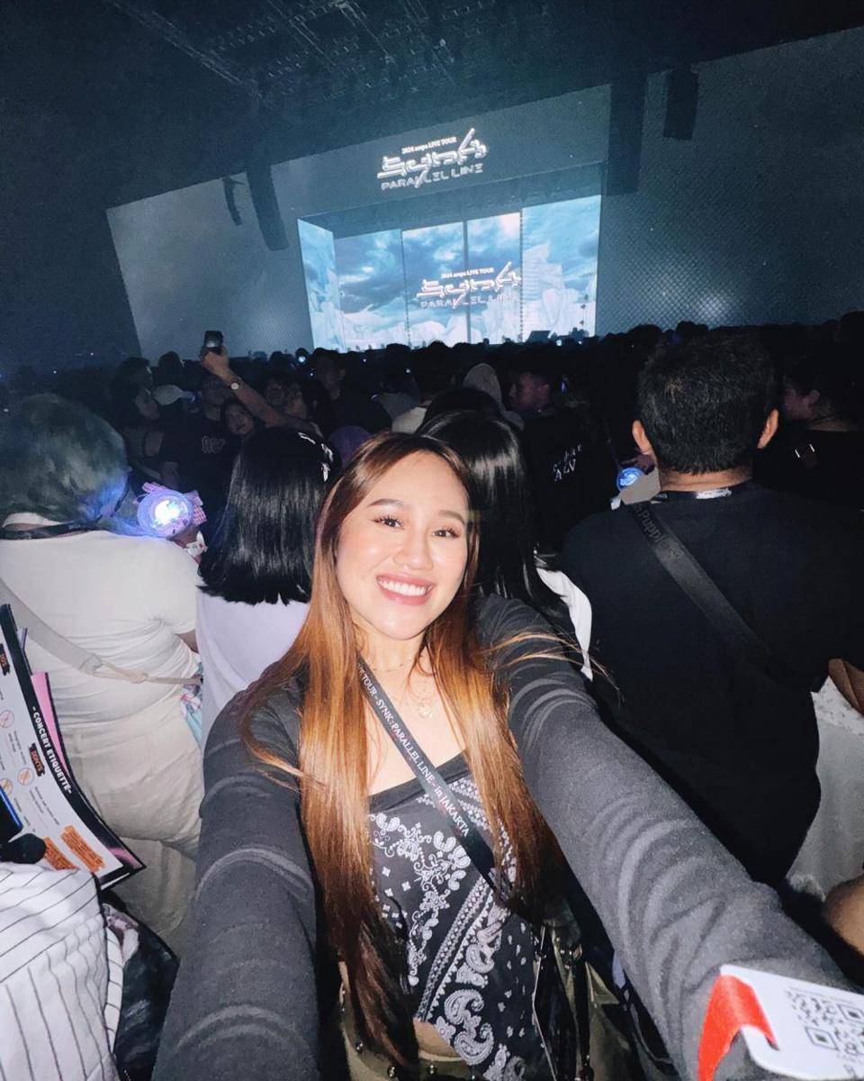 potret Rani DA nonton konser aespa (instagram.com/da3_rani)