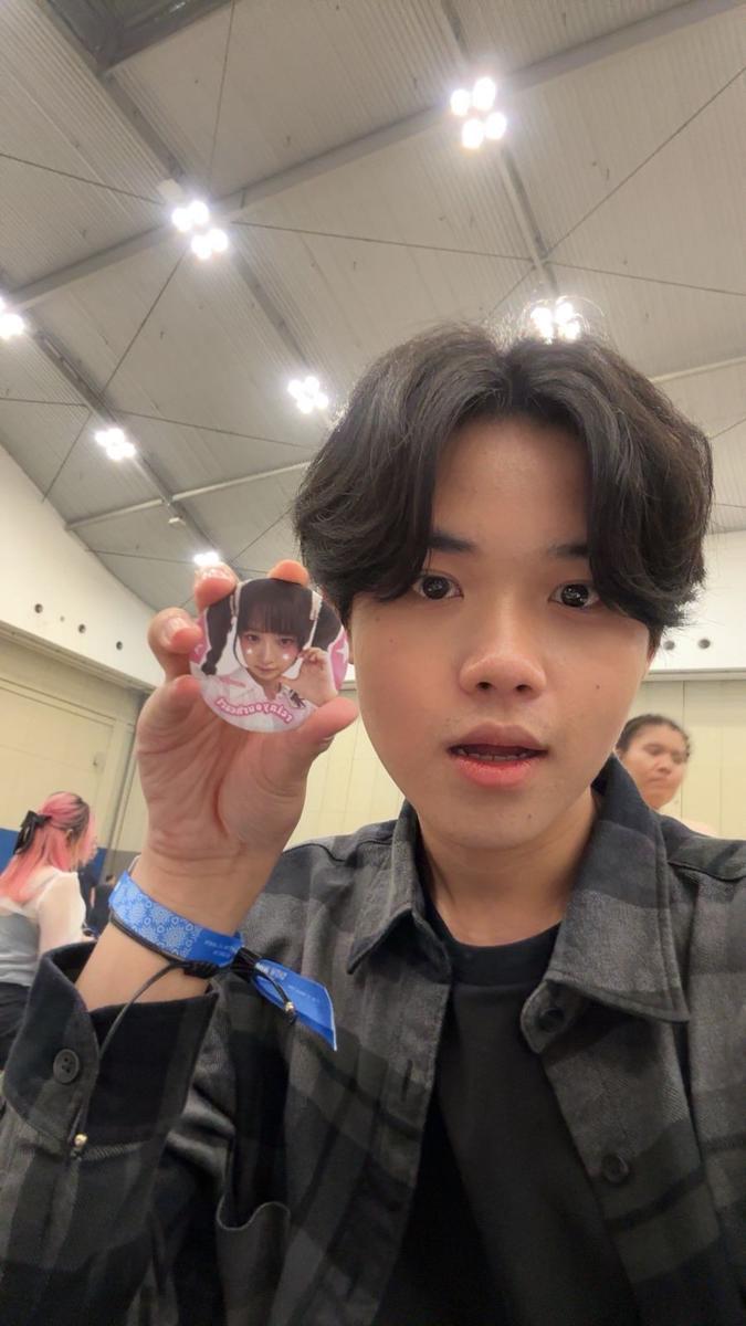 potret Sandy nonton konser IVE di Jakarta (instagram.com/sandyk_sk)