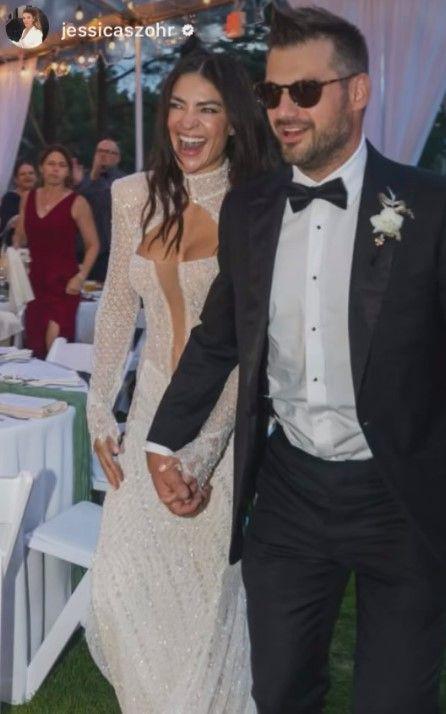 potret pernikahan Jessica Szohr (instagram.com/jessicaszohr)