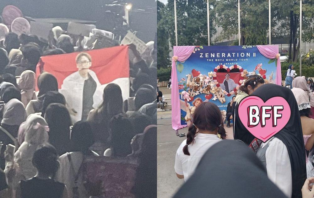 Viral Bendera Merah Putih Bergambar Idol di Konser The Boyz Jakarta