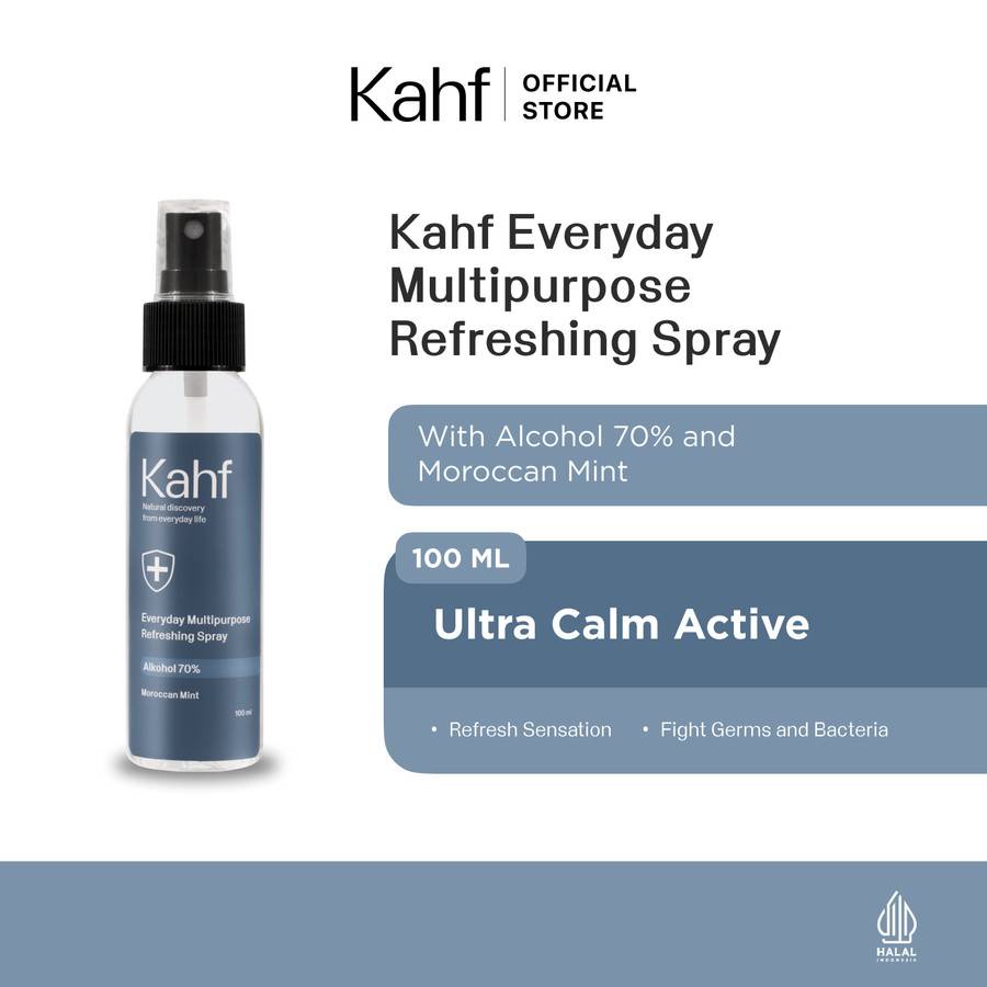 Kahf Everyday Multipurpose Refreshing Spray (tokopedia.com/kahfofficial)