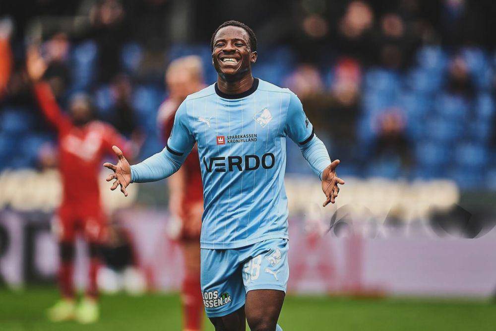 Lasso Coulibaly saat memperkuat FC Nordsjaelland. (instagram.com/c.lasso_18)