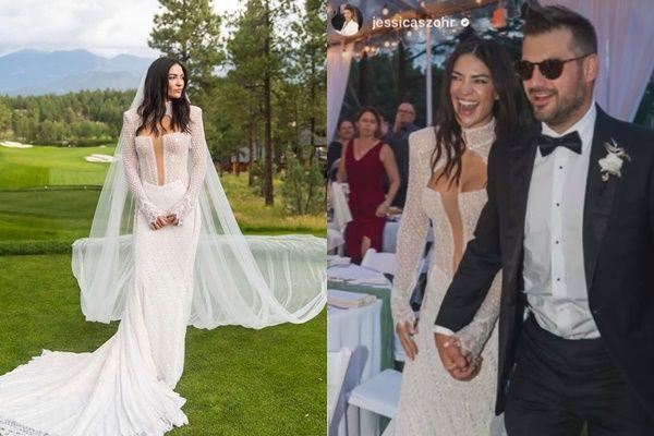 potret pernikahan Jessica Szohr (instagram.com/jessicaszohr)
