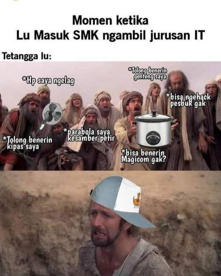 meme anak SMK (instagram.com/lawakscience)