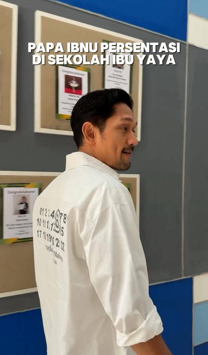 potret Ibnu Jamil jadi guest star di sekolah Yaya anak sambungnya (instagram.com/ibnujamilo)