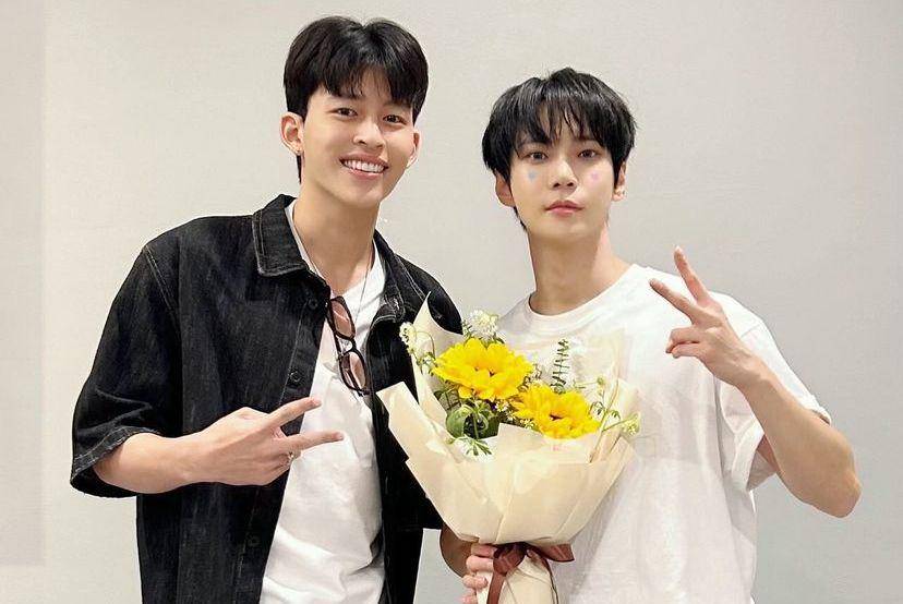potret Pond Naravit bersama Doyoung NCT (instagram.com/ppnaravit)
